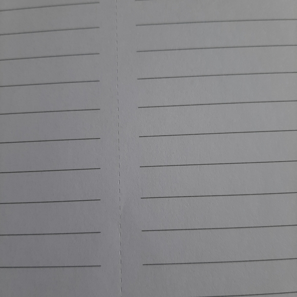 Cute Spiral Notepad - blue and white scallop pattern - Picture 5 of 8